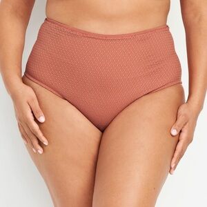 Old Navy High-Waisted Crocheted Bikini Bottoms in Amberglow NWT Size 3X